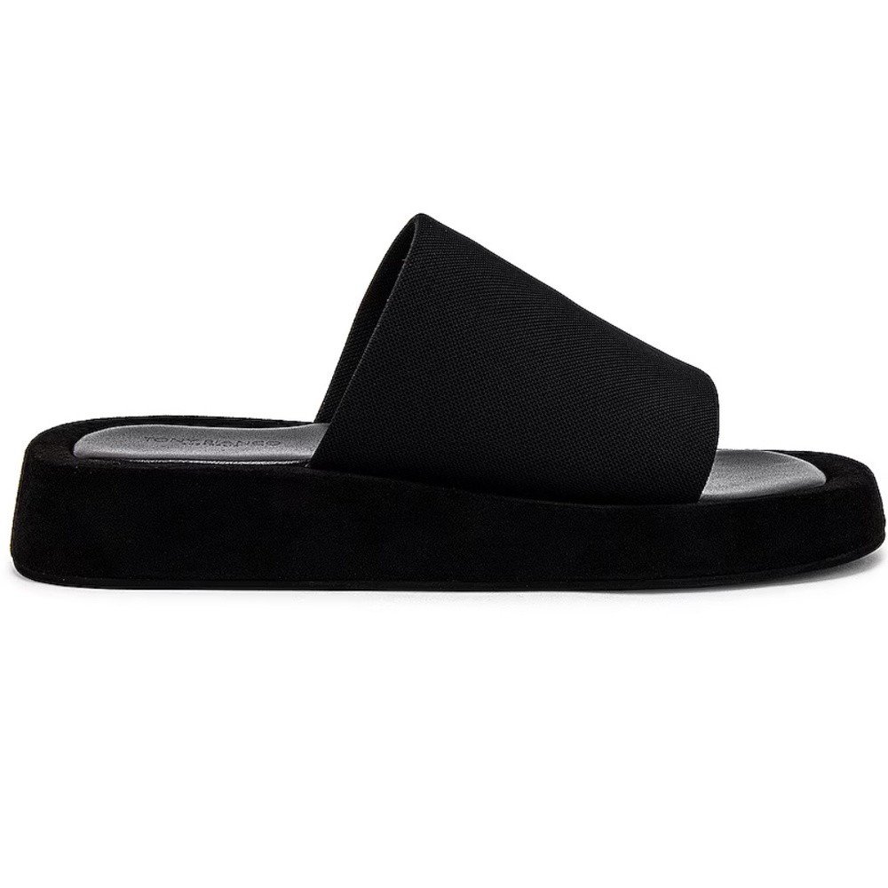 Tony Bianco Black Platform Sandal Size 6 Worn Once Originally $120